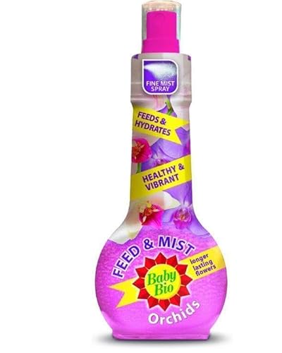 Orchid Feed/Food, Encourages Brighter Blooms And Healthy Leaves (175ml Feed & Mist Liquid)