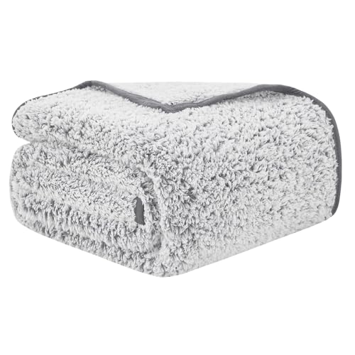EMME Sherpa Decke Kuscheldecke Flauschig, Dicke und Elegant, Sofadecke...