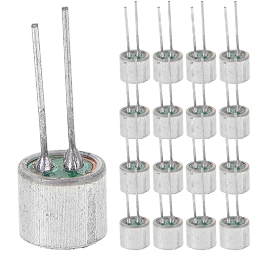 CAXUSD 20 Stück Teiliges Elektret kondensatormikrofon mit Pins Hochsensibler Omnidirektionaler Kondensatormikrofon Pickup aus Umweltfreundlichem für Klang Lichtsteuerung...