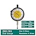 ZVHZQEMMT Dial Indicator Mini 0-3mm 0-5mm Dial Gauge DIN Standard Industrial Quality 0-10mm 0.01mm Lucky(202-103 0-10mm)