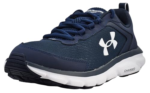 Image of Under Armour Mens Charged Assert 9 Running Shoe, Academy Blue (400 White, 10.5 X-Wide US
