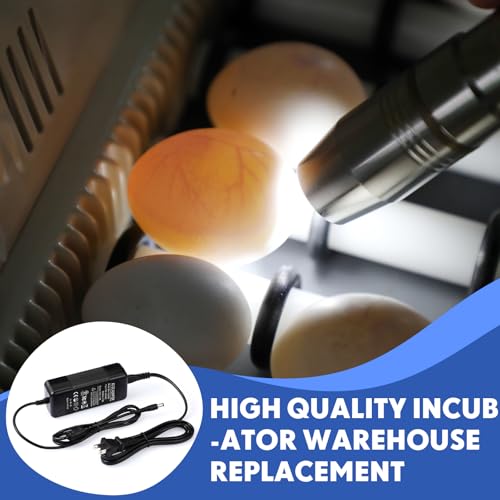 Konohan Power Supply Cord Compatible with Nurture Right 360° Egg Incubator 12v AC/DC Compatible with Nurture Right 360° Egg Incubator Parts for Temperature Humidity Control Hatching Supply Cord by Konohan - Image 6