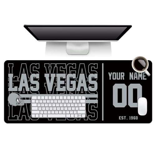 Image of ANTKING Las Vegas Mouse Pad Custom Name and Number Desk Pad for Men Women Youth Gifts