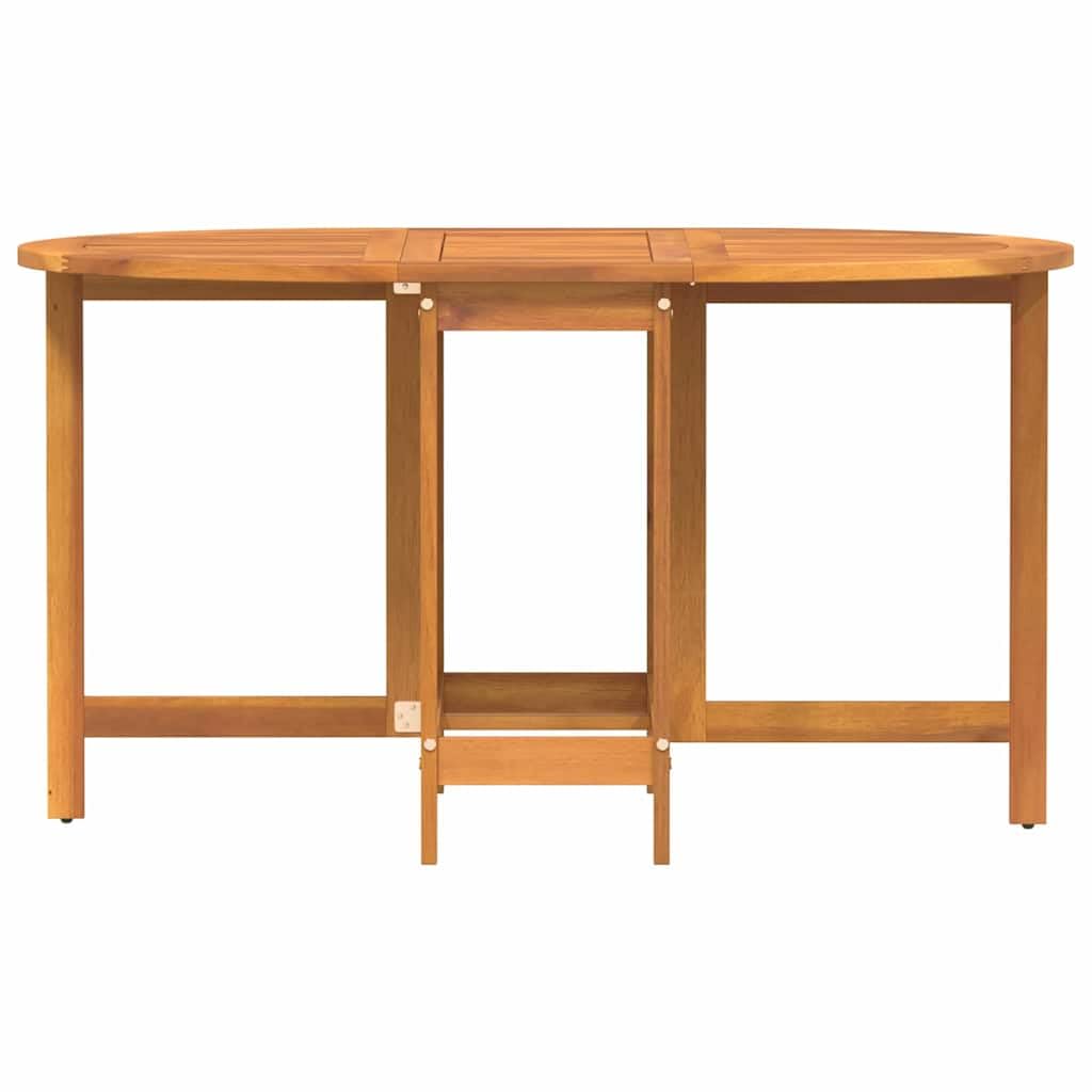 vidaXL Tavolo da Giardino Marrone 110 x 60 x 72 cm, Set Giardino e Terrazza, Tavolo Pieghevole in Legno, Mobili Rustici per Pranzi all'Aperto