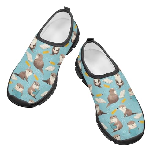 School Shoes for Girls Breathable Mesh Running Sneakers Lightweight Slip on Tennis Shoes Athletic Shoe