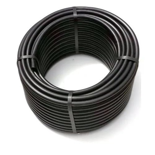 TubosPro - Tubo de polietileno liso diam. 16 a 50 metros negro para instalación de riego por goteo. Resistente y manejable. ANTI-UV. Adaptable a todos los accesorios del mercado.