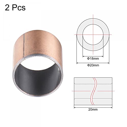 Sourcing map Manicotto Cuscinetto 18mm Alesaggio