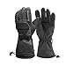 HWZZ Gants Chauffants De Moto 3.7V / 3600Mah Batterie Au Lithium Étanche Garder Au Chaud Gants Chauffants Thermiques pour Le Ski en Plein Air,Noir,M