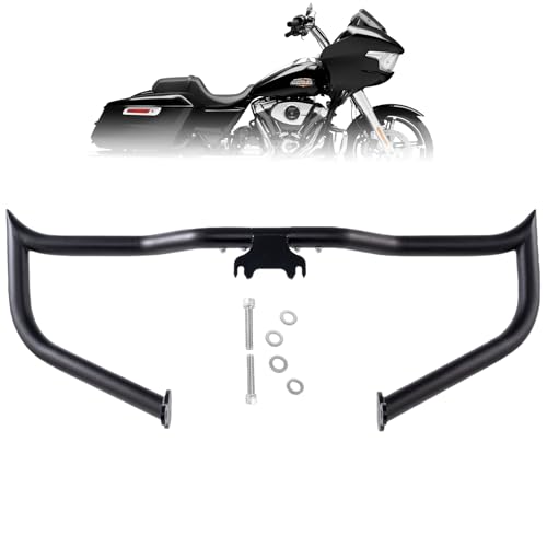 Kinglemc Crash Bar Engine Guard Highway Bar for Harley Davidson Road King Street Glide Electra Glide 14-2025 (Matte Black)