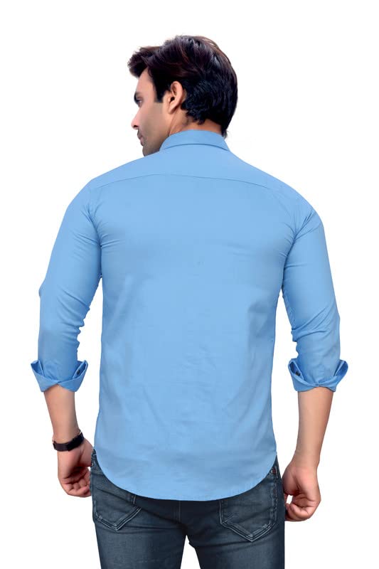 Image of Men's Cotton Regular Fit Fullsleeves Fomal Shirt