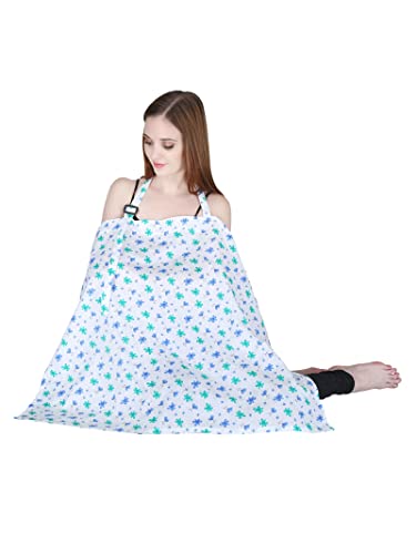 Image of Switchon Feeding Apron Cover Maternity Cover 100% Cotton Maternity Breastfeeding Multipurpose for Mothers