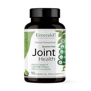 Emerald Labs Joint Health – Dietary Supplement with BioCell Collagen II, Grapeseed Extract, Meriva, and Opti MSM for Healthy Cartilage, Mobility, and Flexibility – 90 Vegetable Capsules