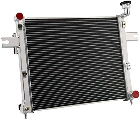 4 Rows Aluminium Radiator Fits 2006-2010 Jeep Grand Cherokee Commander V6 V8 GAS
