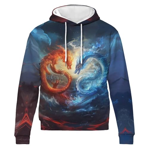 3D Printed Hoodie Pullover, Unisex Design Sweatshirt for Casual Wear(S-4XL)