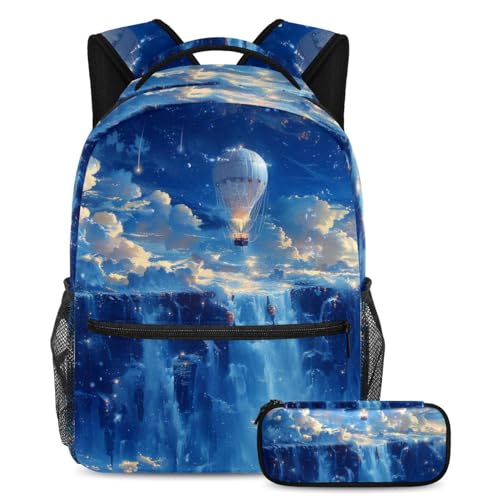 Sac à dos avec trousse à crayons ergonomique pour soulager le dos des élèves