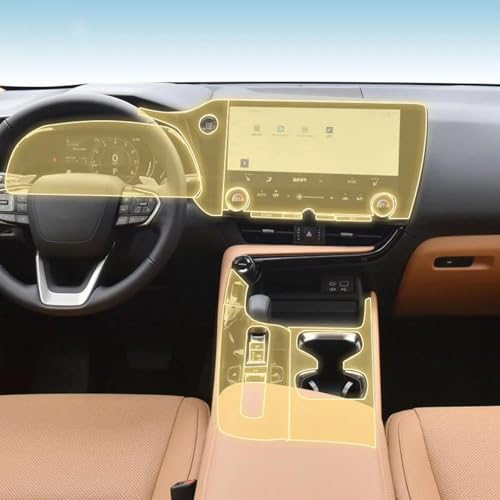 Film de protection PPF pour intérieur Lexus NX 22-24, TPU transparent anti-rayures de voiture