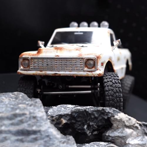 Image of furitek FX118 Fury Wagon Ultimate Upgrade Kit Scale 1 /18 RC Crawler RTR - Remote Control Car, RC Crawlers with High-End Upgrades Ready to Install for Adults (White (TT-0022))