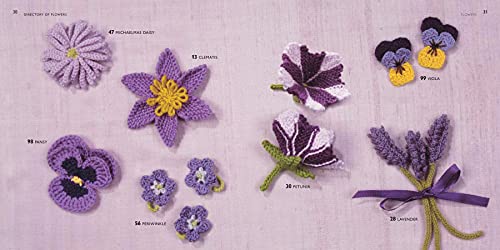 100 Flowers to Knit & Crochet: A collection of beautiful blooms for embellishing clothes, accessories, cushionsand throws - Image 6