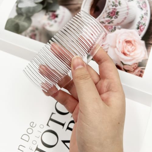 6 Peines Transparentes para Peinado French Twist miniatura 4