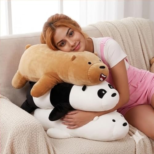 Image of Premium Soft Plush Pillow Adorable Cuddly Stuffed Animal Figure Home Decor Gift
