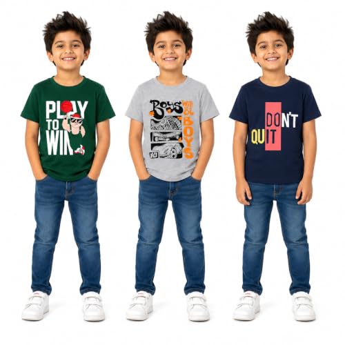 Image of NammaBaby Baby Boys Cotton Regular Fit T-Shirt