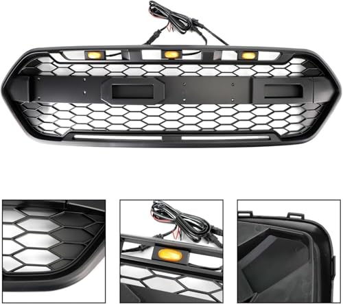 Calandre double pont pour grille antibrouillard avant de Transit Custom Trail - 3