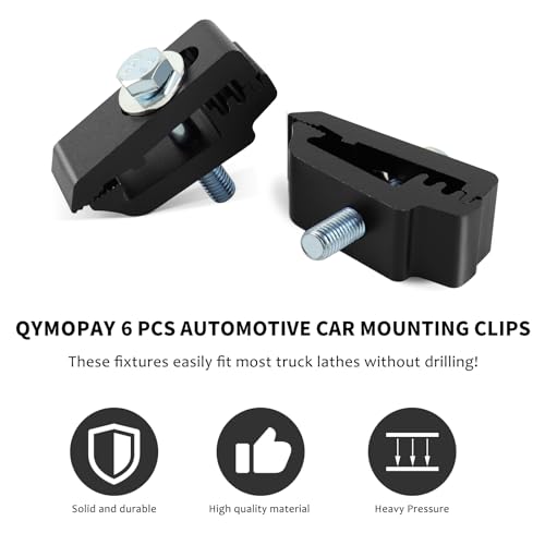 Qymopay 6974467619959 Aluminum Mounting Clamps Tonneau Cover Clamps Truck Topper Clamps thumb #3