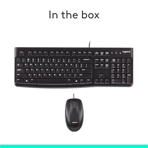 Logitech MK120 Full Size Wired Keyboard and Mouse Combo - Black - image 9