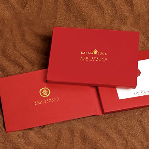 Karma And Luck - Guardian Of Blessing - Men's Bronze Brass Red String Adjustable Drawstring Closure Bracelet With Hamsa Amulet Handmade With Love In Bali #TOP5