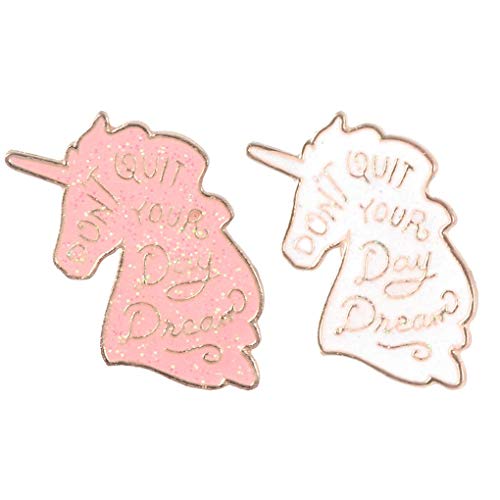 CoSunny Don't Quit Your Day Dream Revers Pin 2 Unidades