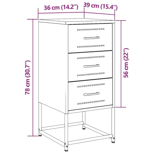 Table de chevet noire lot de 2 table d'appoint stable salon et bout de canapé en acier