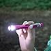 Police Security Aura Penlight Flashlight - 270 Lumens - 90 Meter Beam Distance - Ultrabright, Water Resistant, Durable & Compact Penlight w/Adjustable Slide Focus, Light Up Bezel & Belt Clip - (Pink)