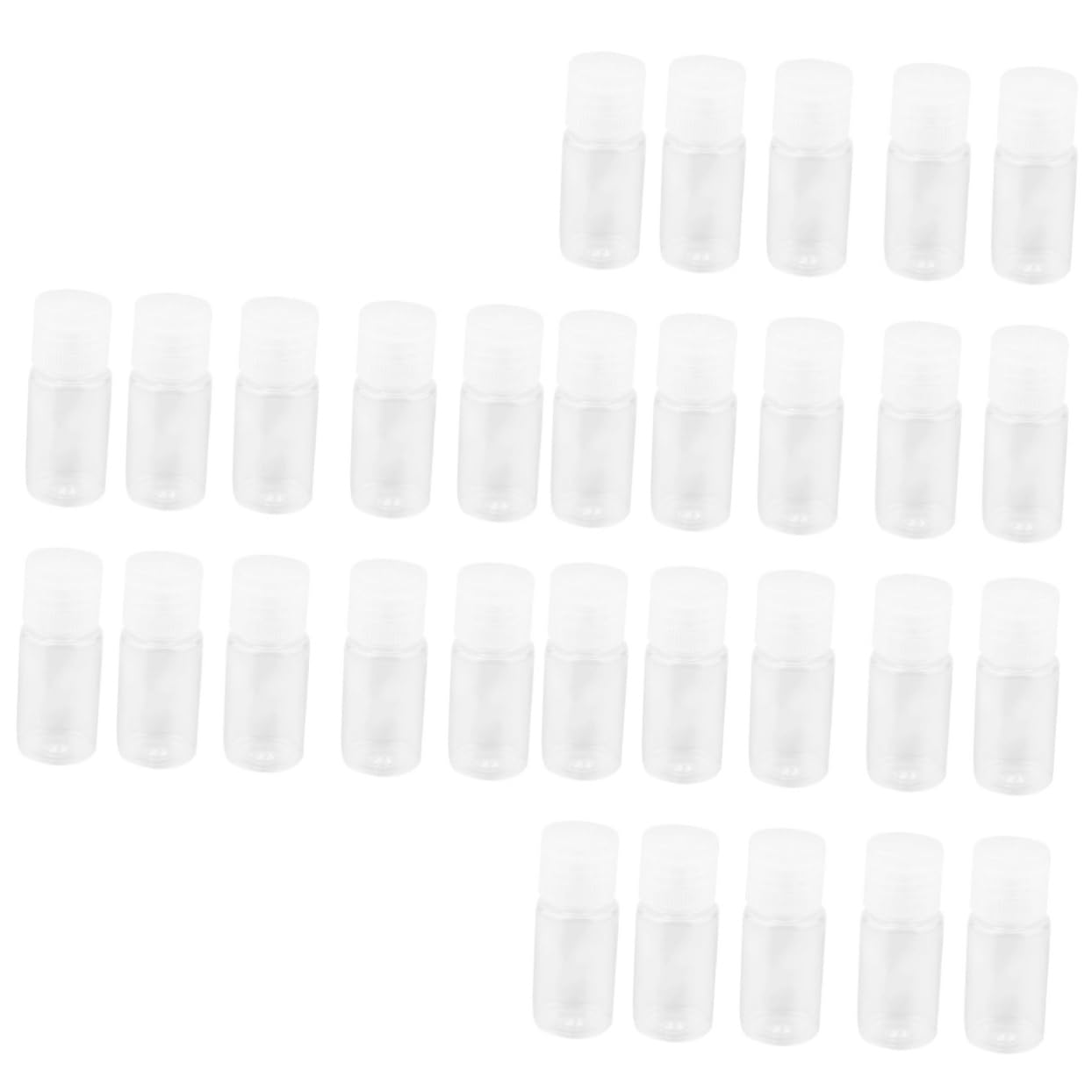 Healeved 72stücke Emulsionsflaschen Reisebehälter Für Lotionen Transparente Kunststoffflaschen Mit Schraubverschluss Für Kosmetik Und Unterwegs
