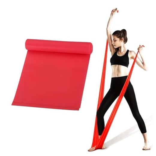 SGERUFZ Bandas Elásticas de Fitness con Bolsa de Transporte y Guía de Ejercicios para Yoga, Pilates, Entrenamiento de Fuerza, Fisioterapia (15 cm)