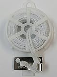 Floral Craft Wire - White Chenille on Spool with Cutter - 1 roll
