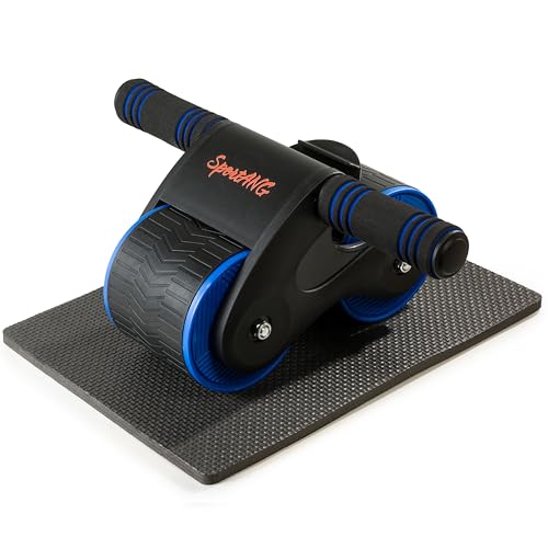 SPORTANG Automatic Rebound Abdominal Wheel, ABS Workout Equipment, AB Roller Wheel for Core and Abdominal Training, Abdominal Wheel for Beginners, Home Gym Fitness Equipment.