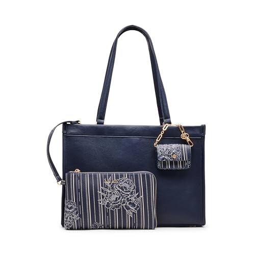 Bolso tote grande Anne Klein para mujer con pouch miniatura 2