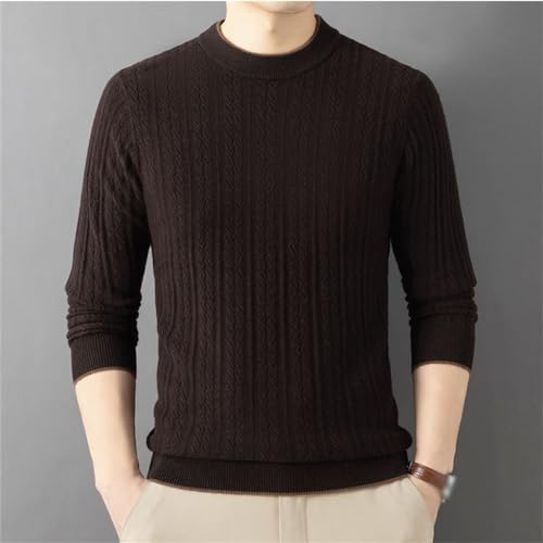 Men's Sweater Pressed Orchid Clip Color with Autumn and Winter Sweater Men Middle-Aged Men's Top Trend4