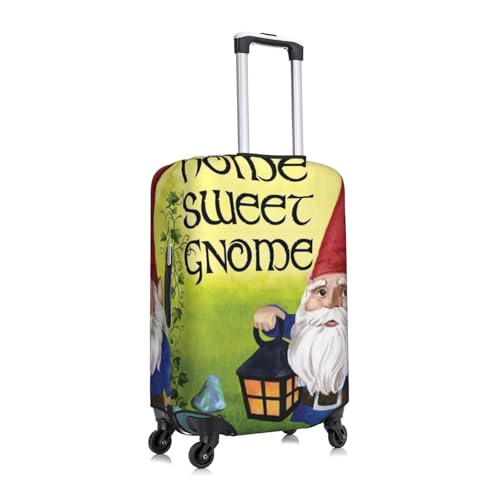 Colorful Gnomes Print Luggage Suitcase Covers Elastic Washable Luggage Protector Luggage Covers For Suitcase3