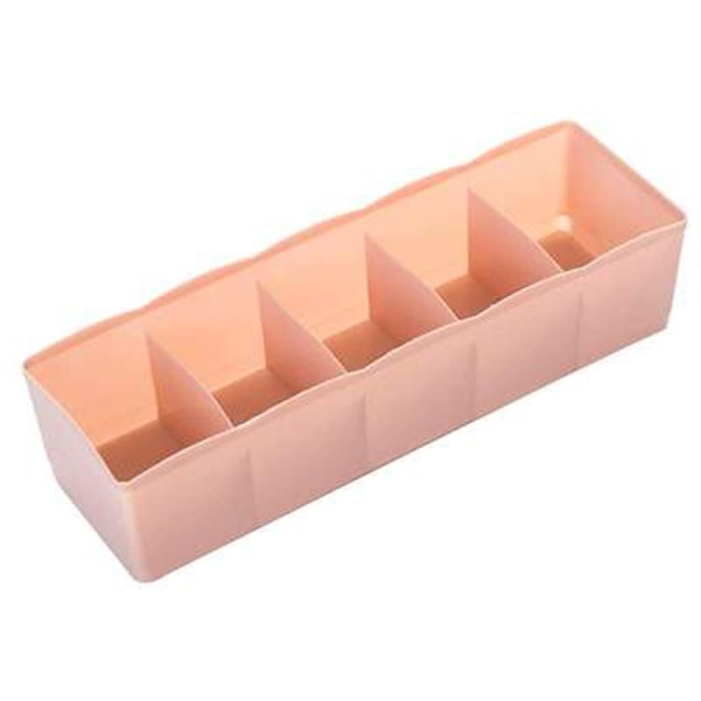 Organizzatore per cassetti a 5 Celle Scatola portaoggetti per Cucina Domestica per Biancheria Intima Reggiseno Divisore per Trucco Stoviglie Scatola portaoggetti Porta Abiti