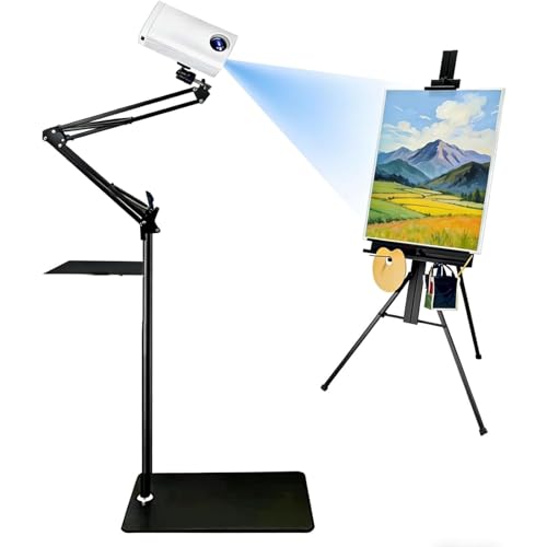 Proyector de dibujo para trazar y pintar, proyector de arte de alta resolución con tamaño de proyección ajustable, ideal para niños y artistas en lienzo, pared o escritorio