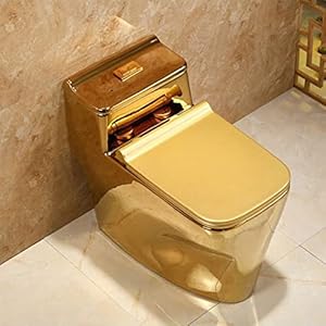 Sbcgfy TOMAG598396 Toaleta Dwuczęściowa Złota