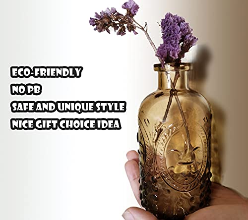 Midanggu Small Clear Glass Apothecary Diffuser Decorative Bottles Vase Home Decorations Ornaments With Cork Lids ,Spice Container Spell Jars,Wedding Witchcraft Supplies thumb #4