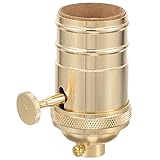 Douille de lampe vintage - avec un aspect antique et industriel, de lampe convient aux luminaires décoratifs de bricolage, douille de lampe en