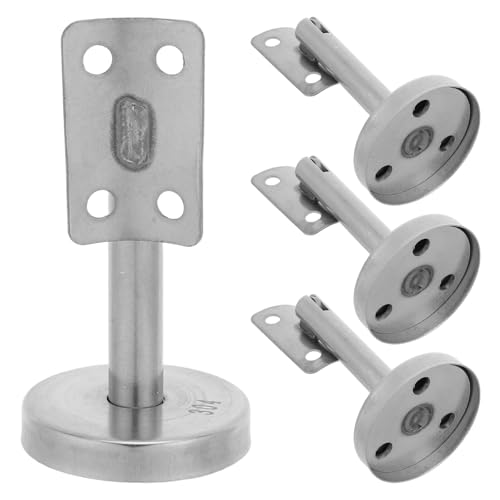 Soportes para pasamanos de escalera LALAFINA de acero inoxidable con base redonda de alta gama 2