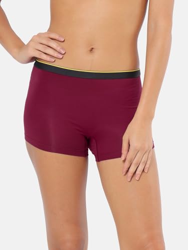 Image of Bummer Women's Solid Micro Modal Boyshorts Panties | Soft & Breathable Underwear | Combo Pack of 2