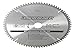 Price comparison product image Silverline 456915 TCT Aluminium Blade 80T 250 x 30 - 25, 20, 16 mm Rings, silver,