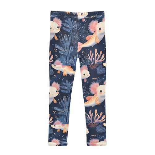 Boccsty Seamless Cute Fishs Girls Leggings Kids Yoga Pants Dance Active Tights 4T2