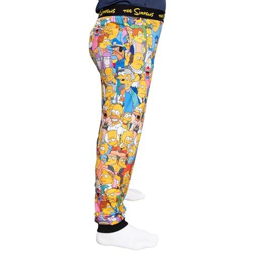 The Simpsons Characters All Together Now Lounge Pants Unisex Adult2