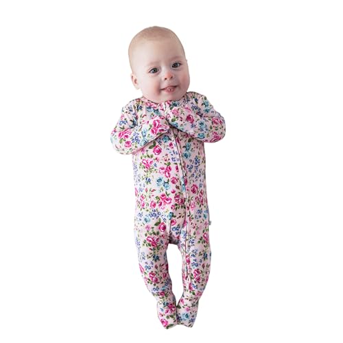 Image of Posh Peanut Convertible Baby Sleepers - Footless Baby Pajamas with 2 Way Zipper for Easy Diaper Changes